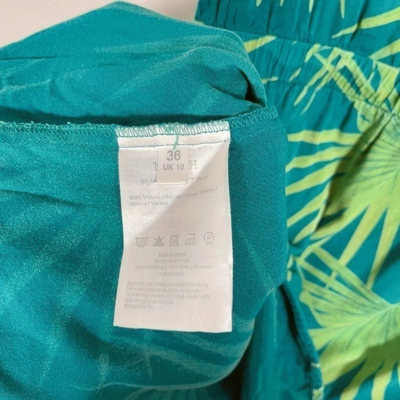 NUMPH | BOHO PALM LEAF SLEEVELESS DRESS - Picture 7 of 10